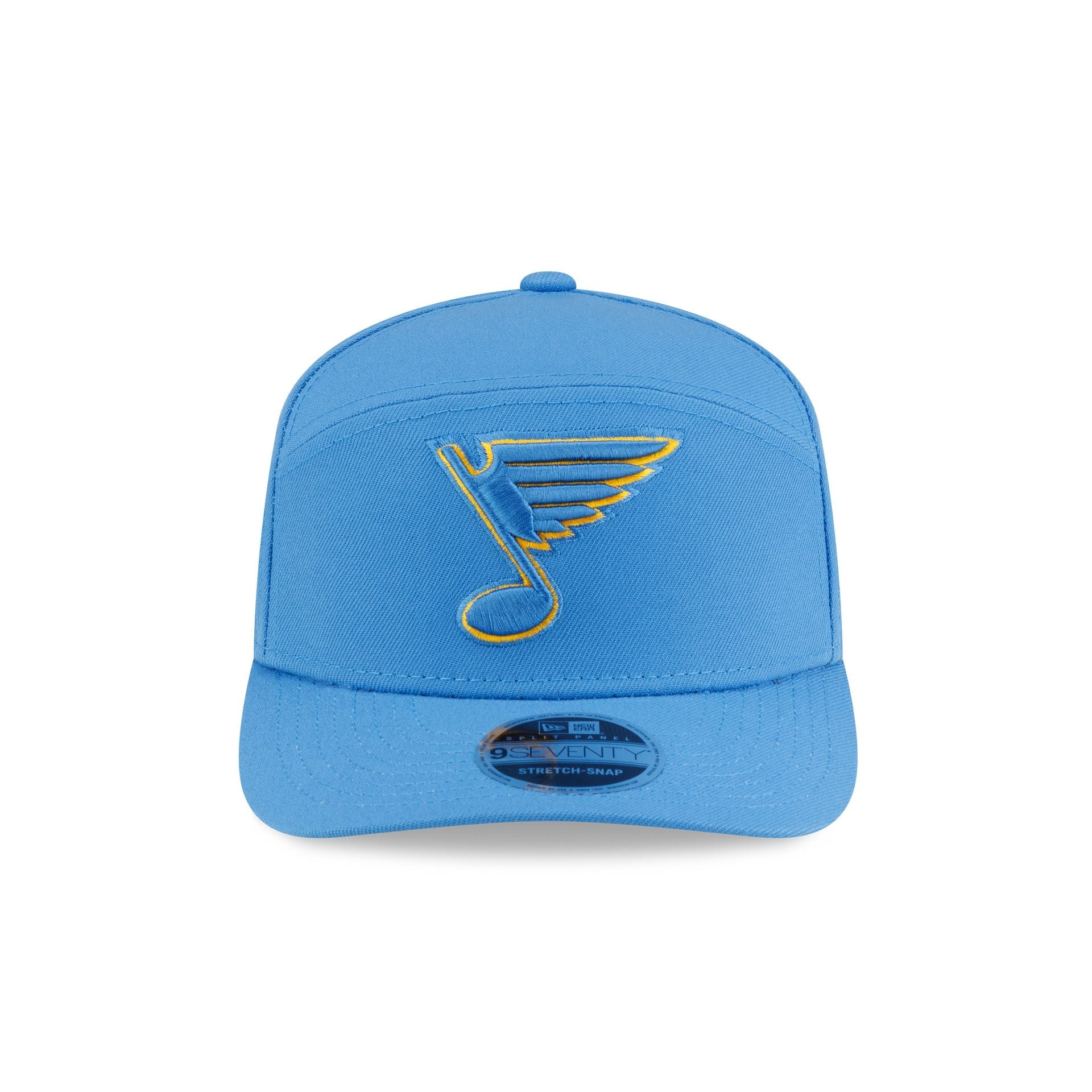 St. Louis Blues Poly Split Panel 9SEVENTY Stretch-Snap Hat