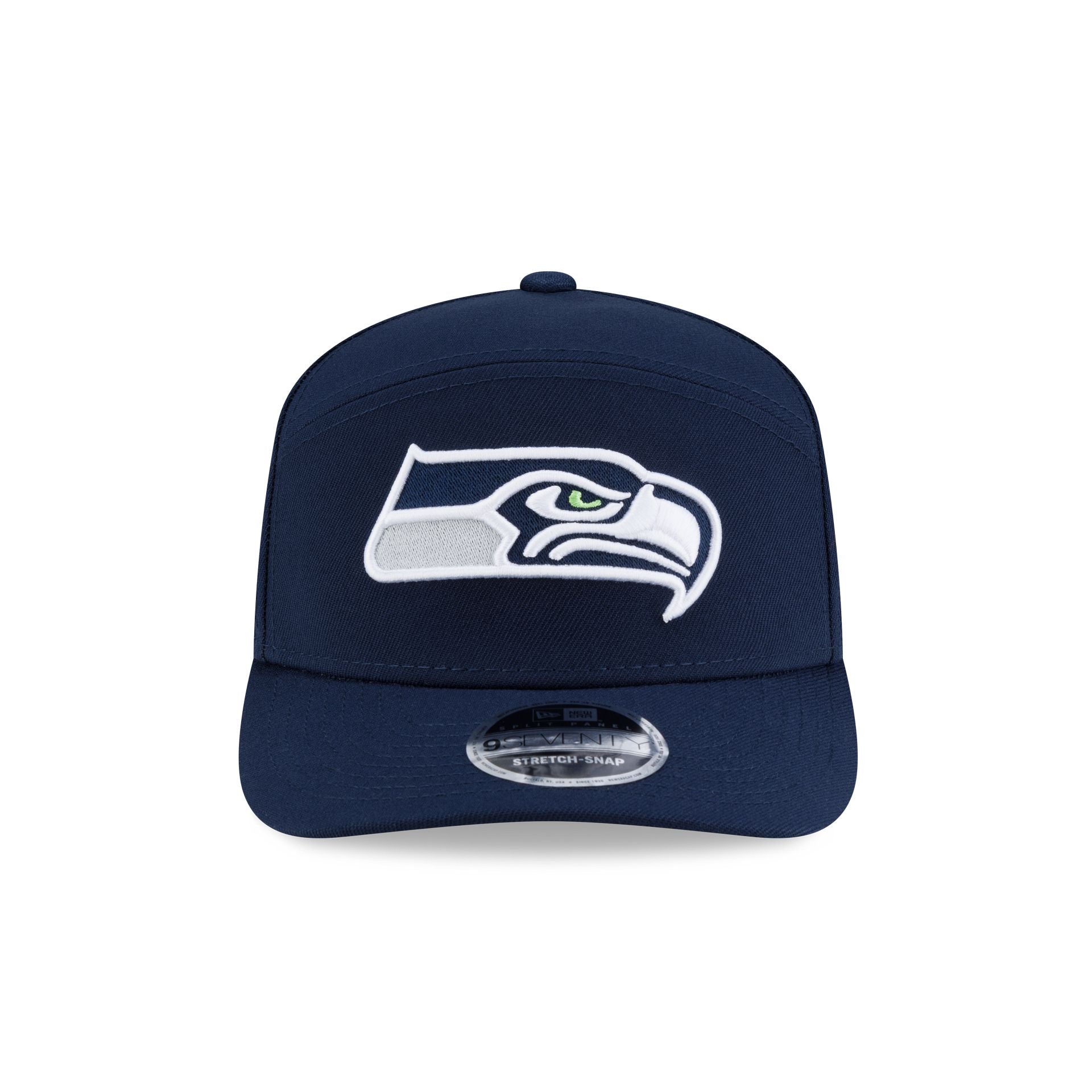 Seattle Seahawks Poly Split Panel 9SEVENTY Stretch-Snap Hat