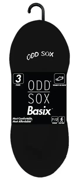 Women’s ODD SOX Basix No Show Socks (3-Pack) – Lightweight Invisible Comfort Socks