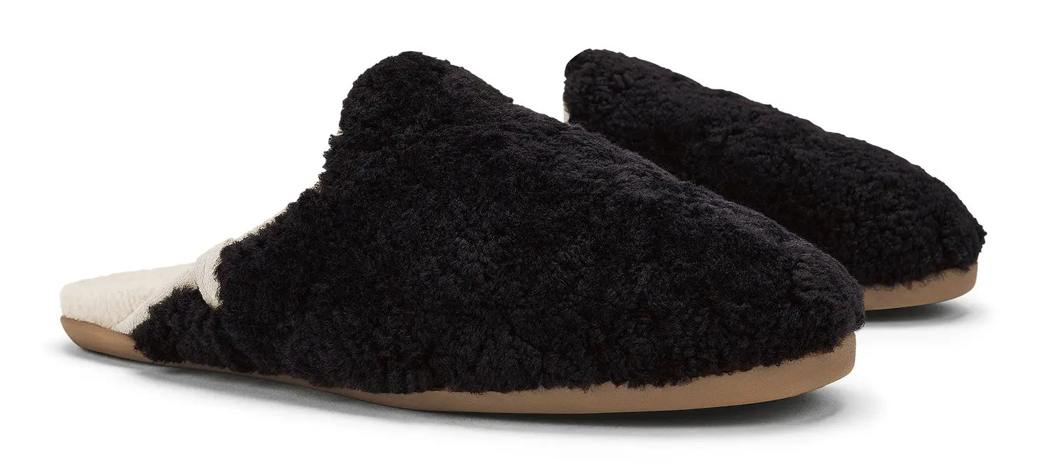 Women's Olukai Hale Mule – Genuine Shearling Slip-On Comfort