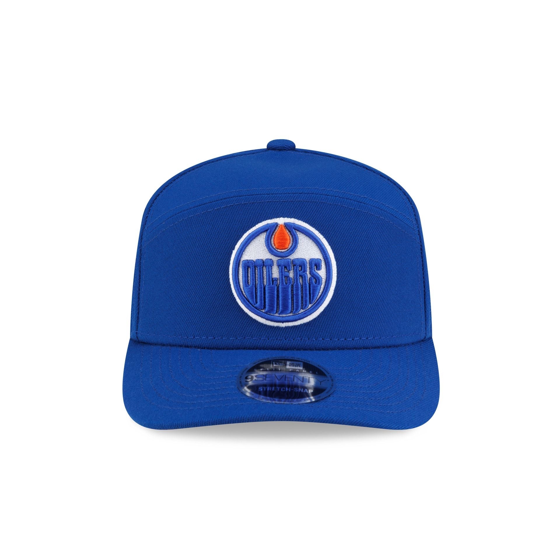 Edmonton Oilers Poly Split Panel 9SEVENTY Stretch-Snap Hat