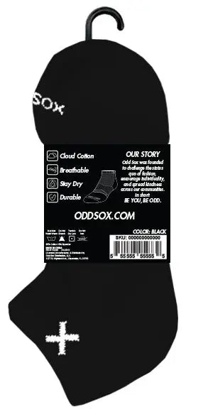 Women’s ODD SOX Basix Ankle Socks (3-Pack) – Comfortable & Breathable Fit