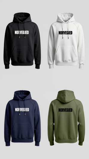 NORVEGIED Premium Pullover Hoodie – Clean Minimal Fit