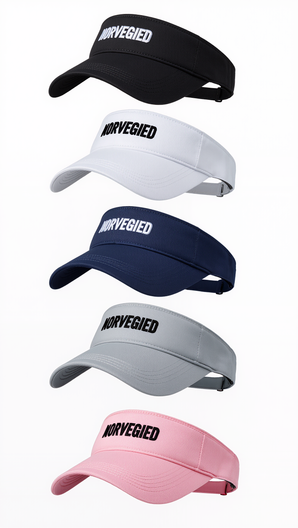 NORVEGIED Sun Visor Cap – Lightweight Embroidered Sports Visor