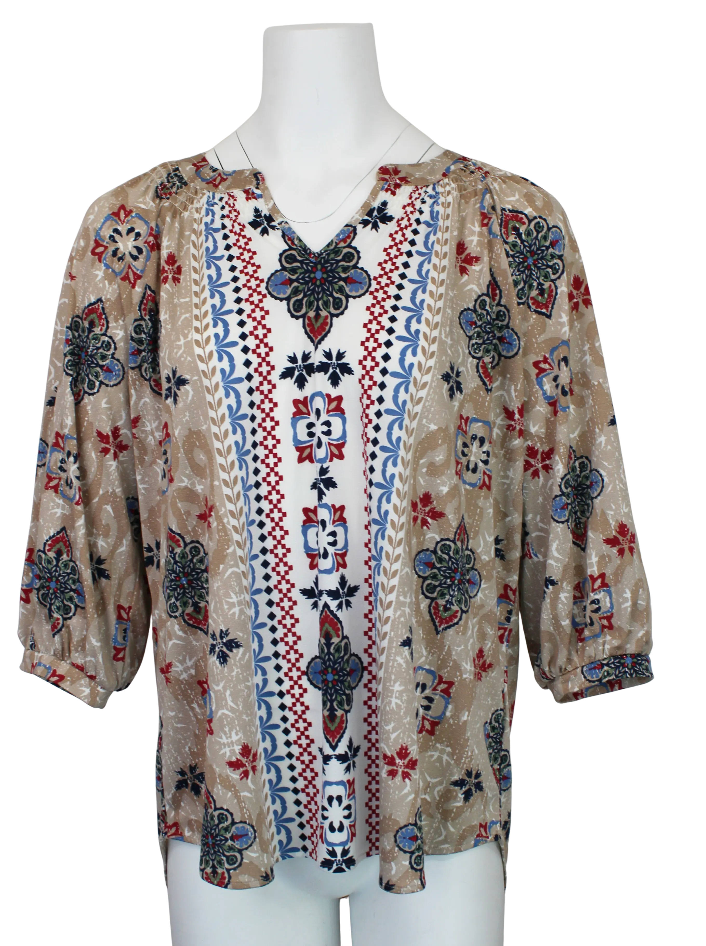 L. Hamrick Arabella 3/4 Sleeve Top – Boho Inspired Style