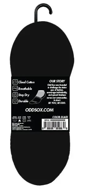 Women’s ODD SOX Basix No Show Socks (3-Pack) – Lightweight Invisible Comfort Socks