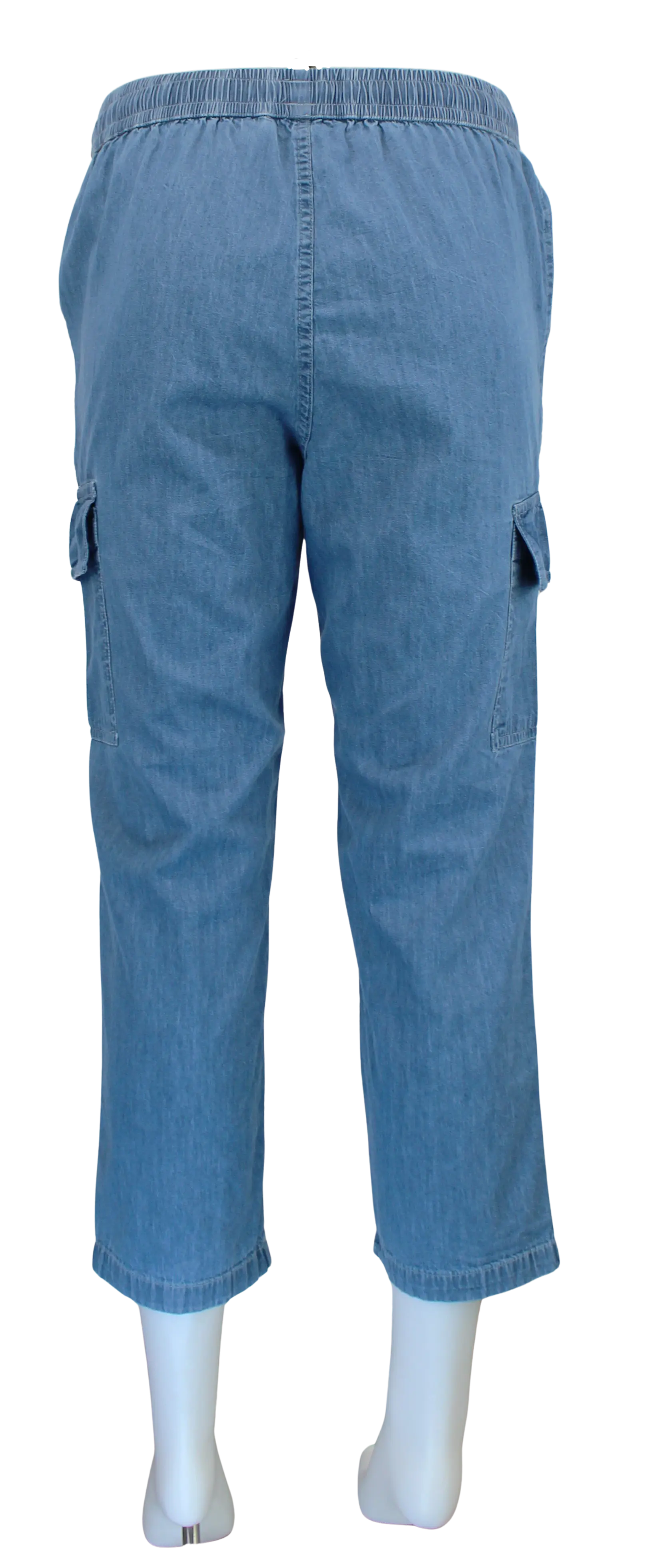 Keren Hart Dani Denim Capri – Relaxed Fit Cotton Pants
