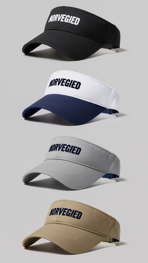 NORVEGIED Sun Visor Cap – Lightweight Embroidered Sports Visor