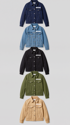 NORVEGIED Classic Denim Trucker Jacket – Timeless Essential